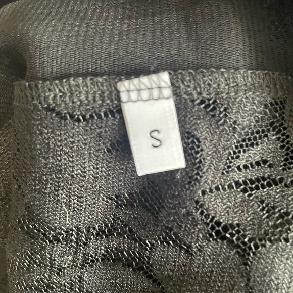 NWT Free People X HAH Mama C Maxi Sheer Dress in Black. Size Small. - Picture 6 of 8